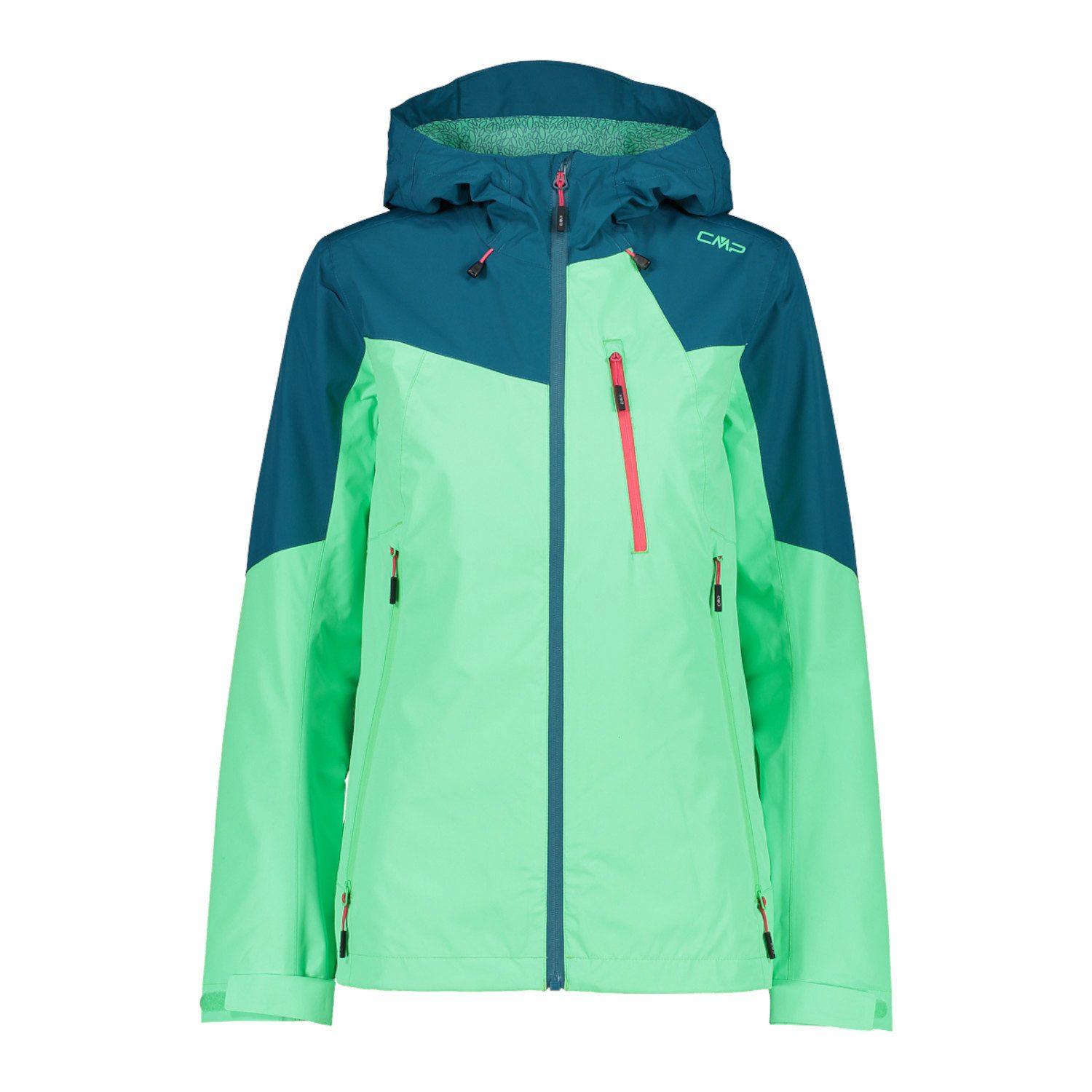 Outdoorjacke CMP Damen Wasserfeste Jacke Fix Hood Packable Jacket 31Z5396