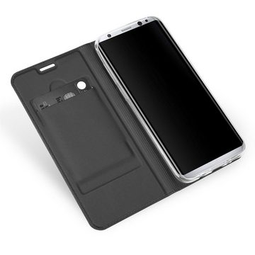 CoolGadget Handyhülle Magnet Case Handy Tasche für Samsung Galaxy S8 5,8 Zoll, Hülle Klapphülle Ultra Slim Flip Cover für Samsung S8 Schutzhülle