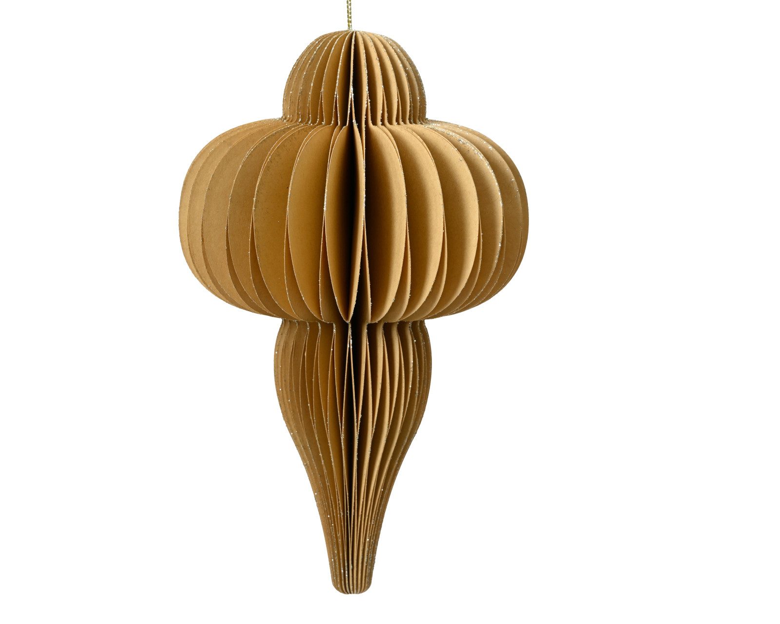 Decoris season decorations Dekofigur Ornament gelb 20cm