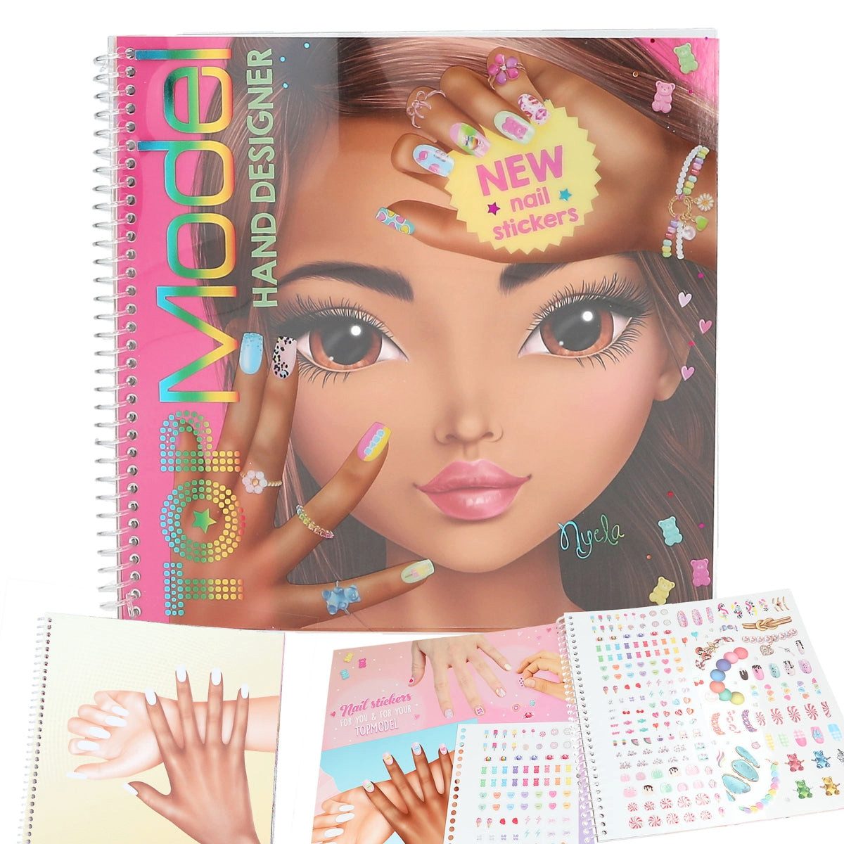 Depesche Spiel TOPModel Hand Designer Malbuch - Nageldesign kreativ gestalten