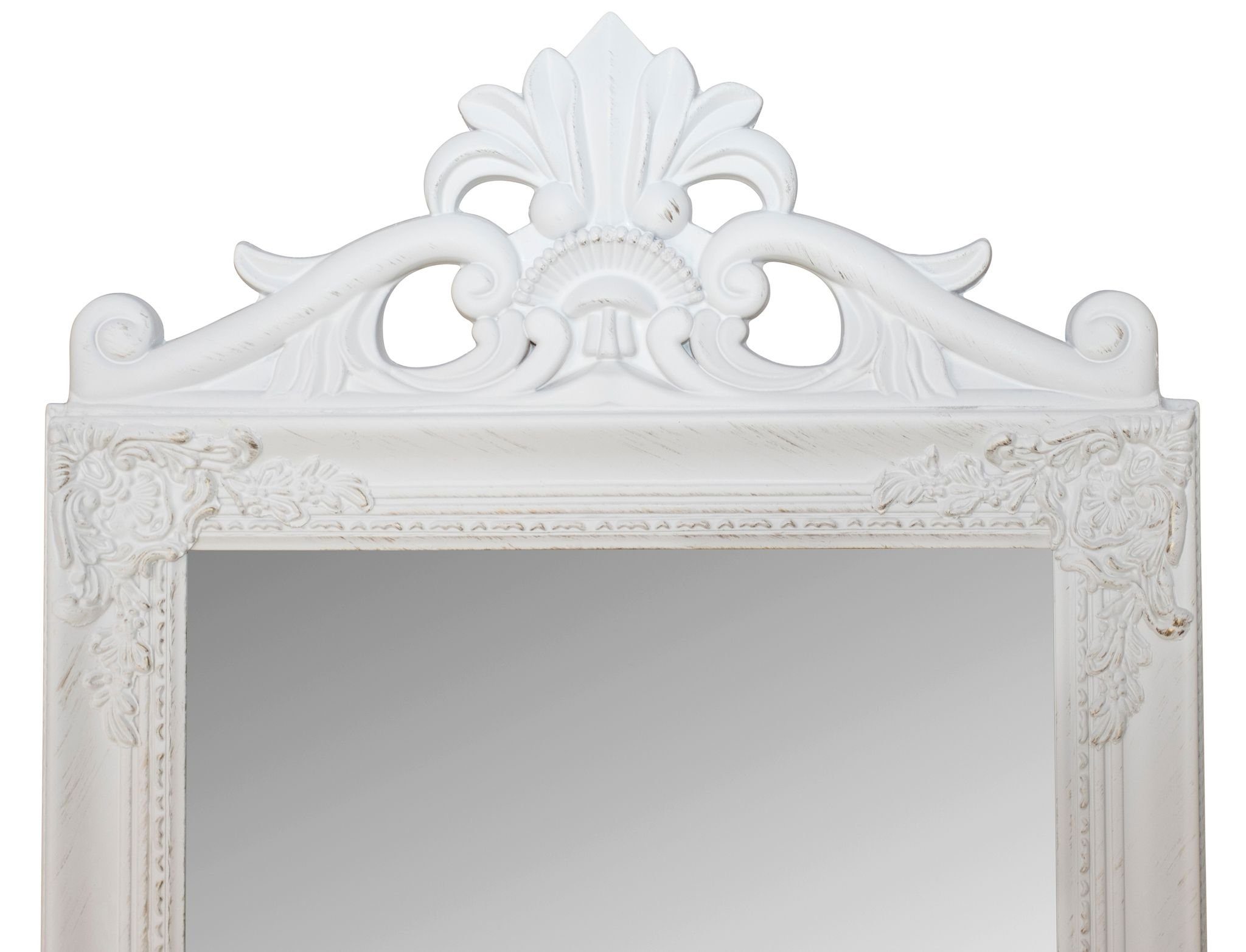 elbmöbel Standspiegel Standspiegel Standspiegel Spiegel: Barock weiß cm weiß 180x45x5 groß