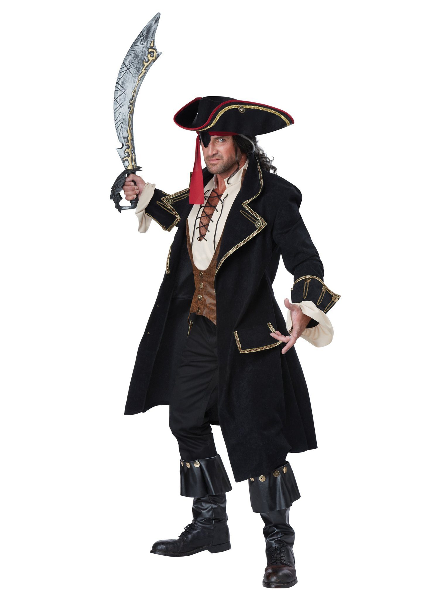 Piraten-Kostüm Captain Rackham Piratenkostüm