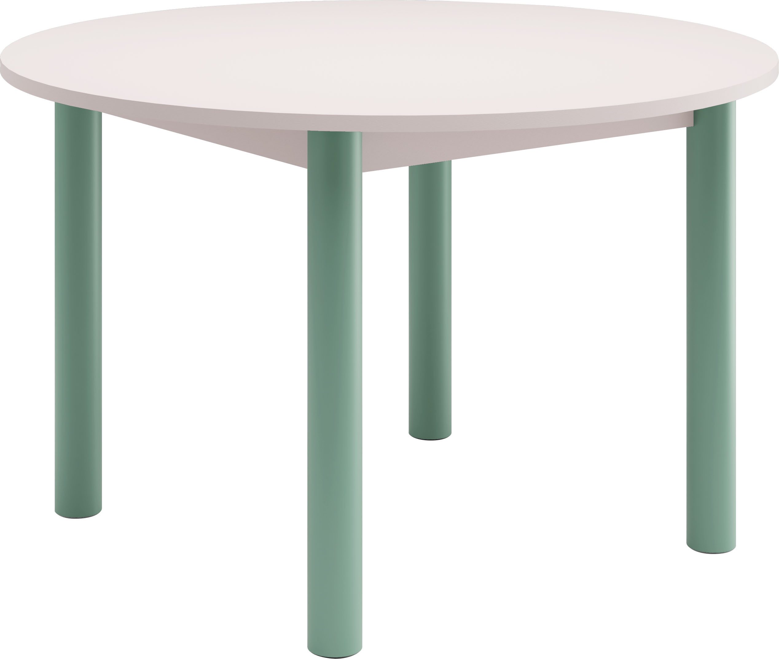 TOM TAILOR HOME Esstisch COLOR TABLE (1-St), Esstisch, 4-Fuß, 3 Größen, 3 Dekorfarben, 4 Fußfarben, ABS-Kante