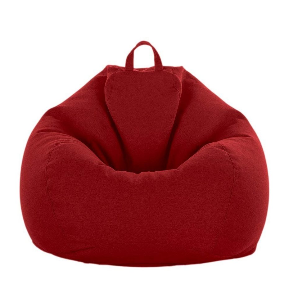 Insma Sitzsack (ohne Füllung), Stuhl Couch Sofabezug Indoor Lazy Lounger  Baumwolle für Erwachsene Kinder 140-160cm waschbar