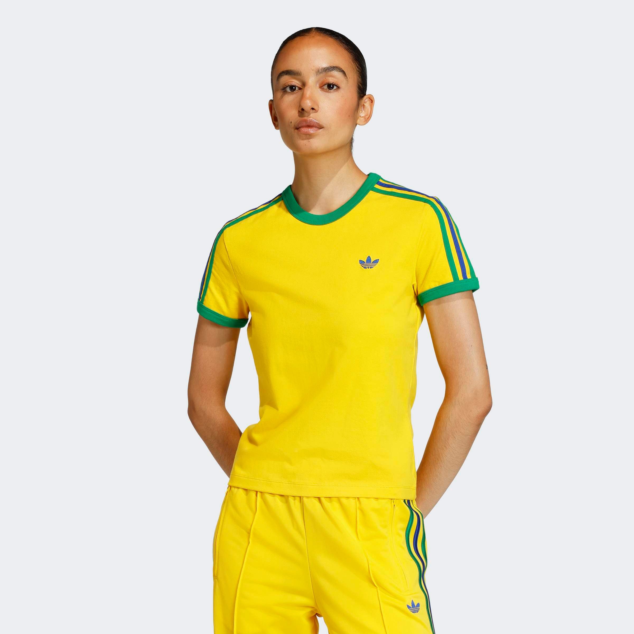 adidas Originals T-Shirt 3-STREIFEN SLIM sanft anliegende Passform, ohne Ve günstig online kaufen