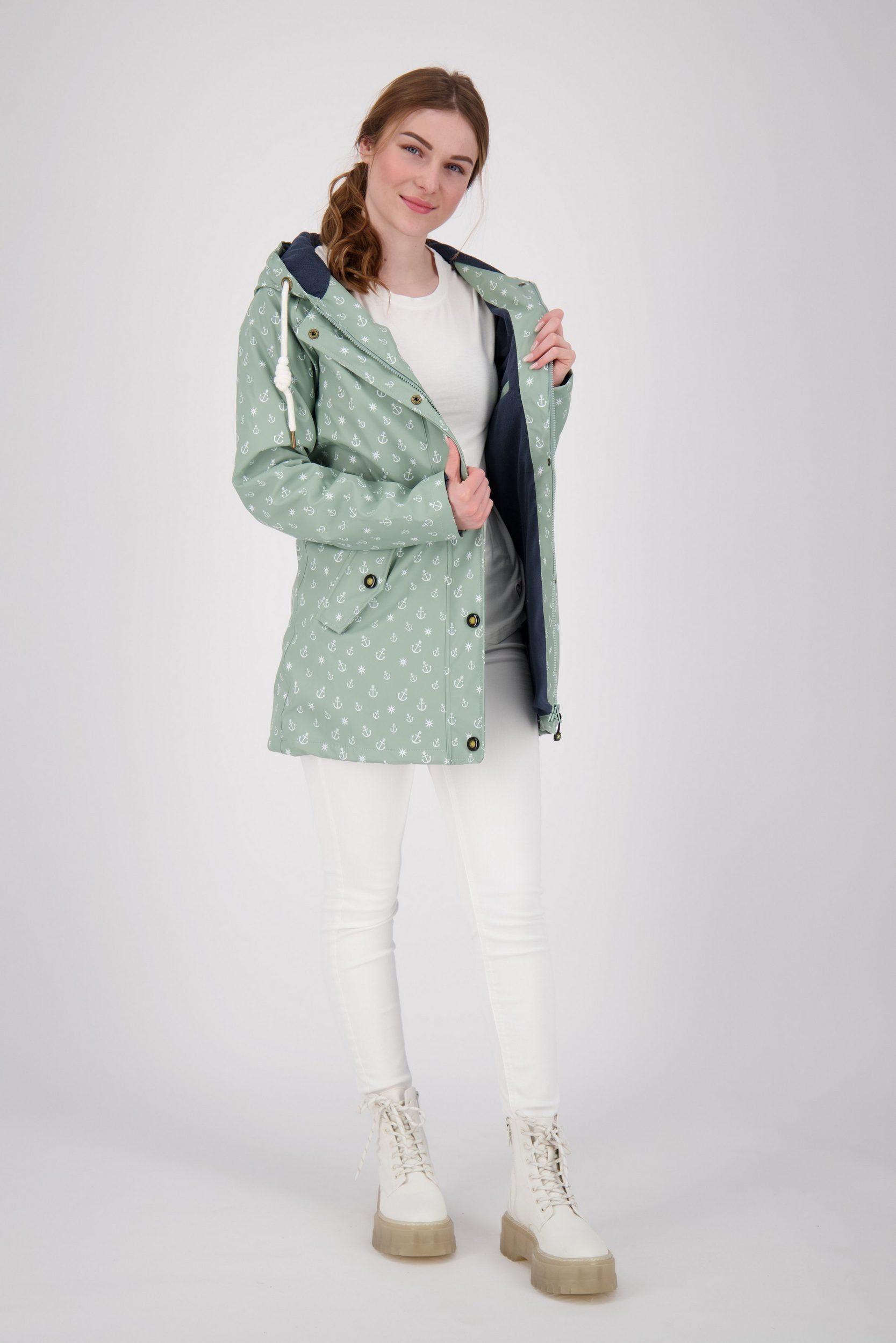 ankerglut Regenjacke "Friesennerz HALIFAX ANCHOR WOMEN", auch in Großen Grö günstig online kaufen