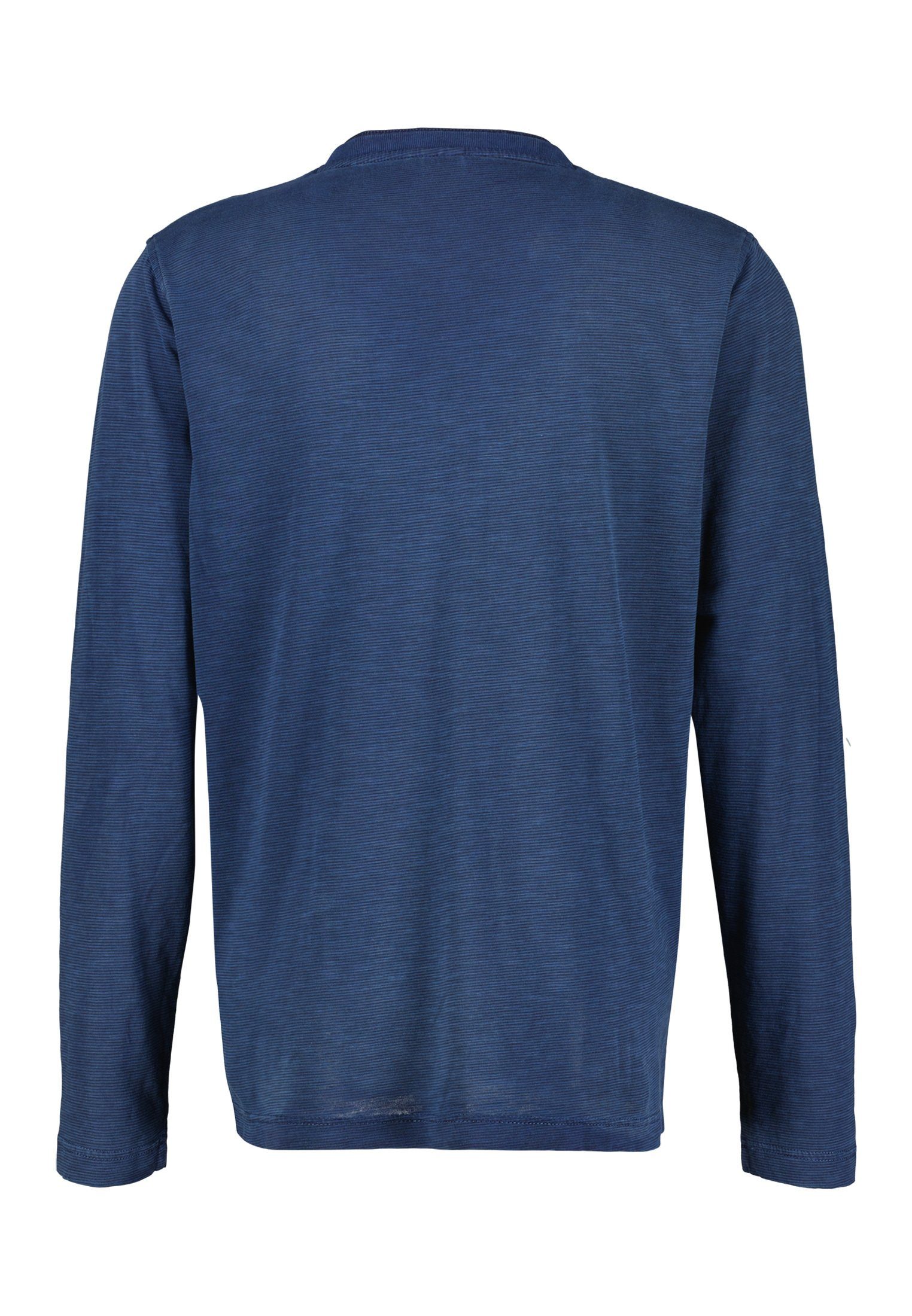 BLUE mit Serafinoshirt Sweatshirt LERROS STORM LERROS Fineliner-Streifen