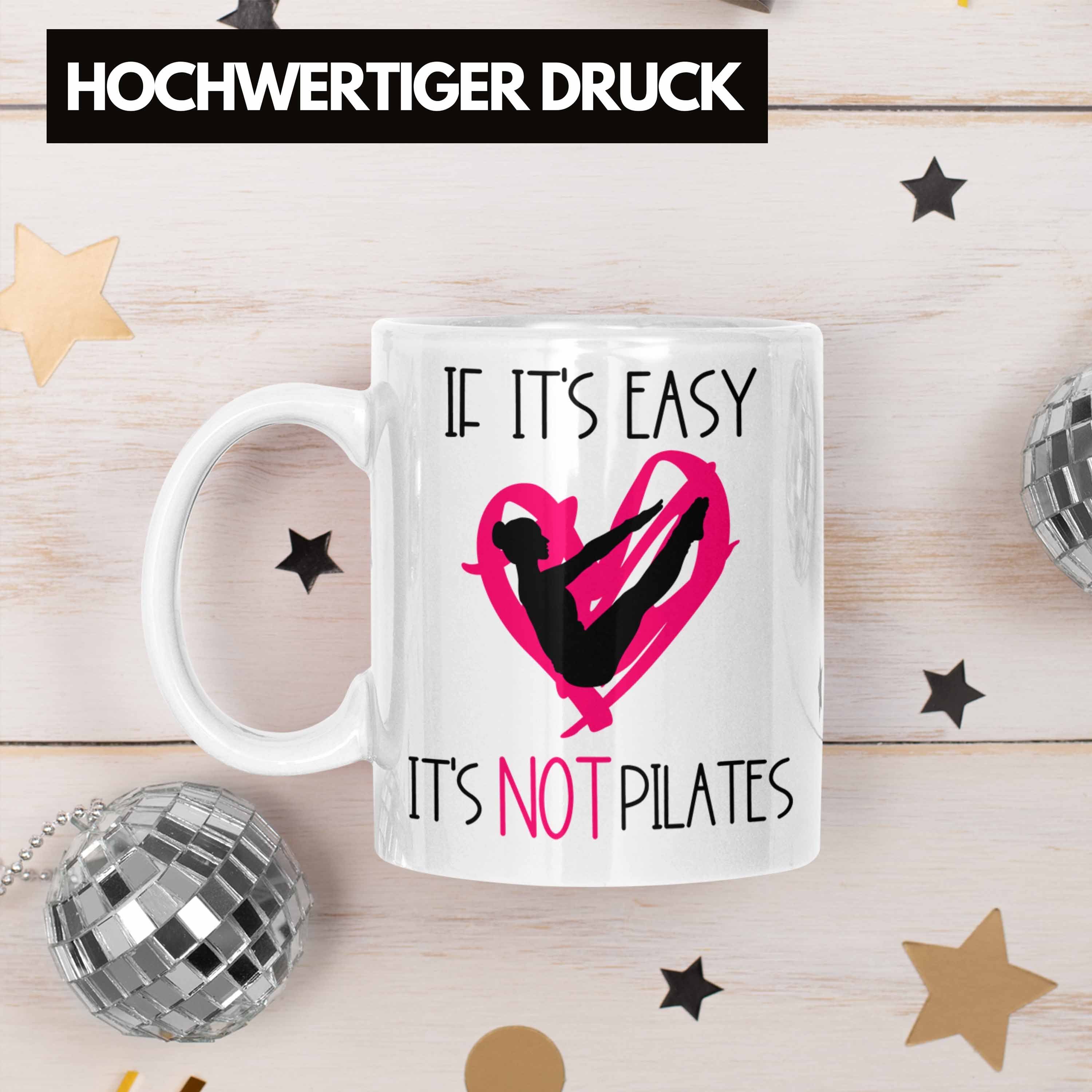 Weiss Pilates-Liebhaberinnen Tasse Tasse für Trendation Lustige Pilates-Lehrerin Geschenk