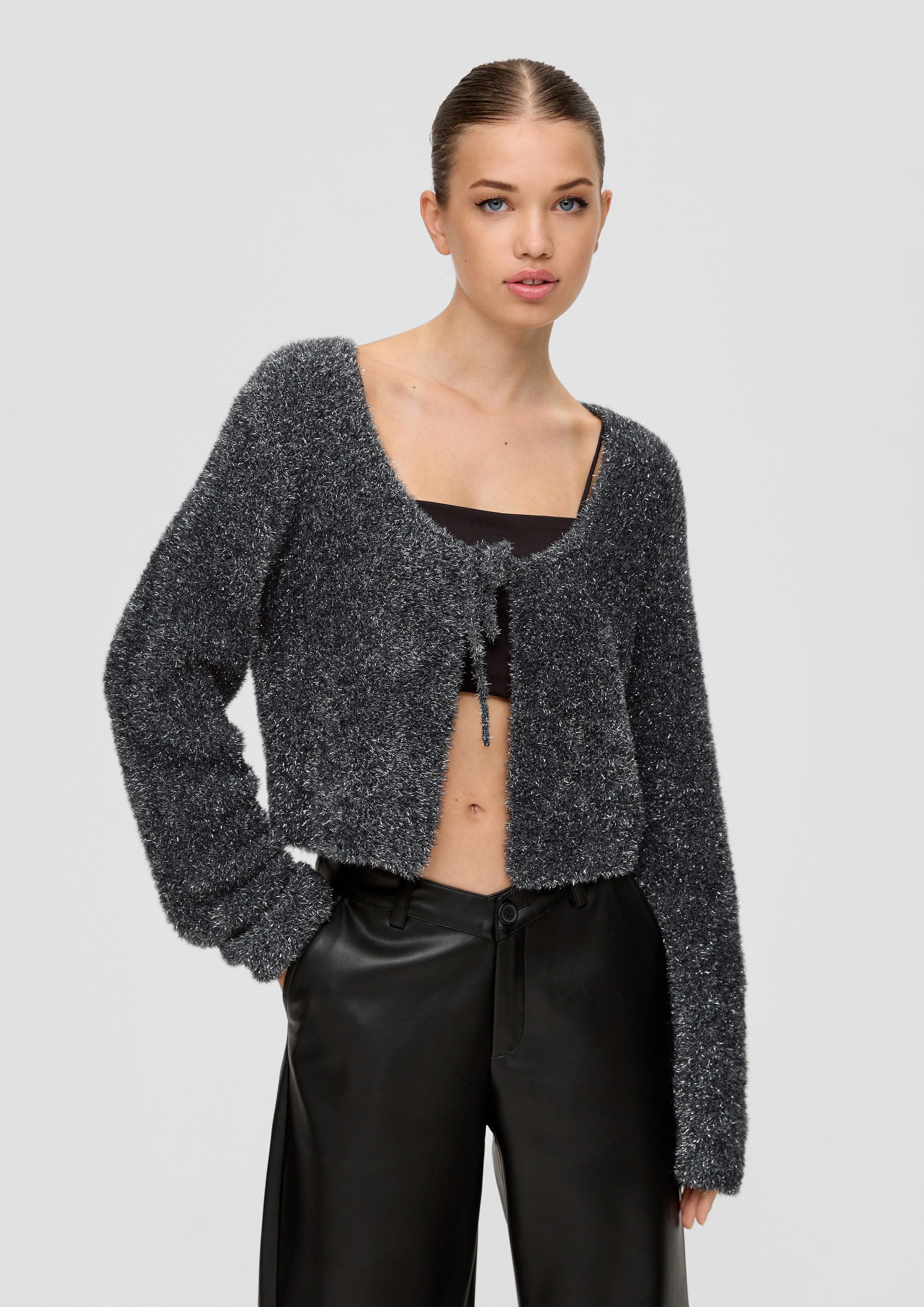 QS Cardigan Strickjacke Kuschelige Strickjacke, QS x ELIF