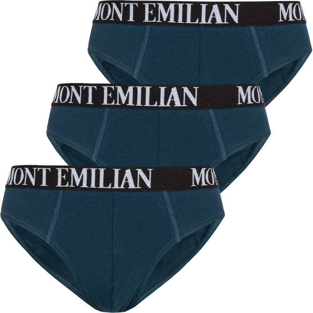 MONT EMILIAN Slip MONT EMILIAN "Avignon" Herren Slip 3er-Pack schlichtes, klassisches Design