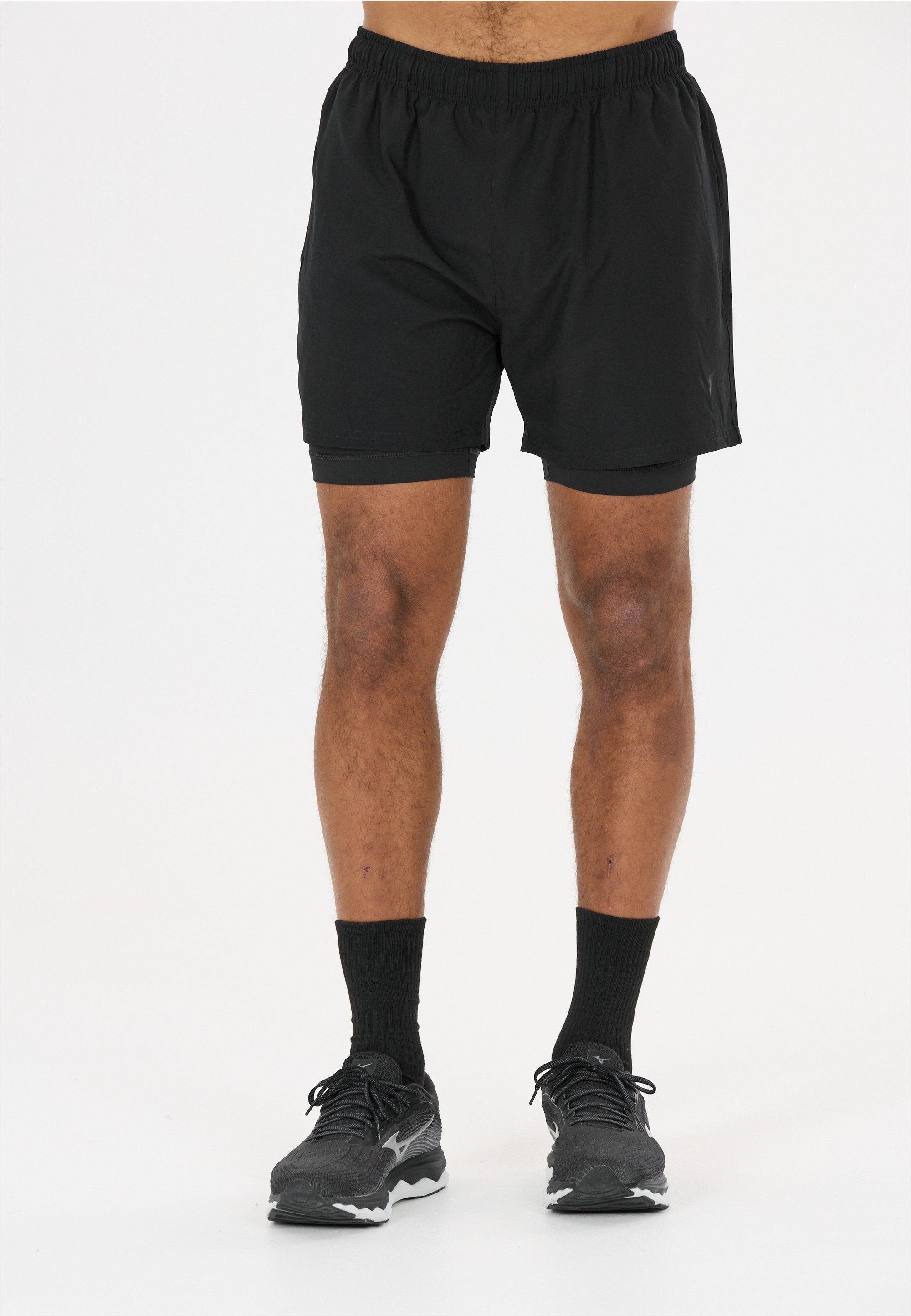 Virtus Shorts Zayne V2 mit elastischem Bund und innenliegendem Kordelzug