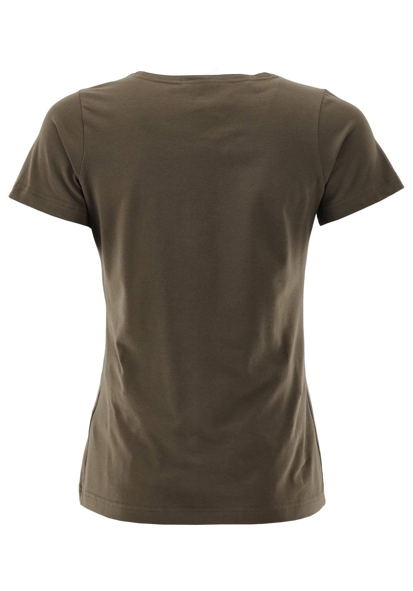 OS Trachten T-Shirt Dularo Tailliert, Rundhalsausschnitt, günstig online kaufen