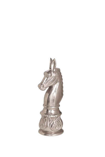 More2Home Dekoobjekt Pferd HORSE, Metall antik-silber, ca. 59 cm hoch