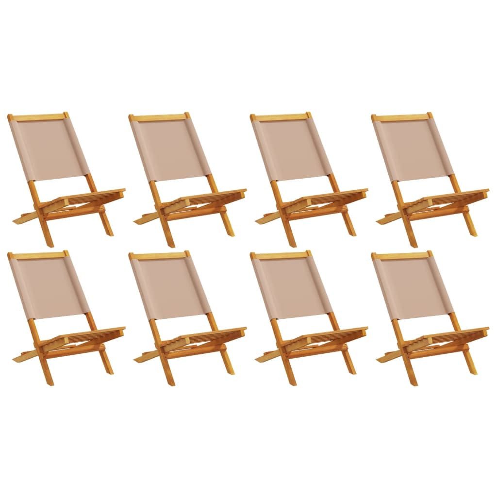 vidaXL Gartenstuhl Gartenstühle 8 Stk. Klappbar günstig online kaufen