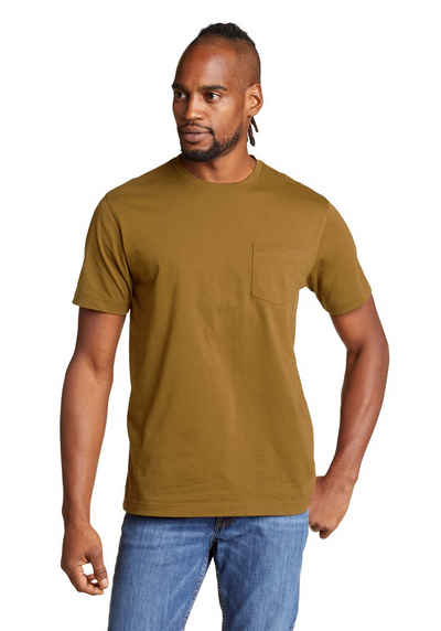 Eddie Bauer T-Shirt Legend Wash Pro Shirt 100% Baumwolle - Kurzarm mit Tasche