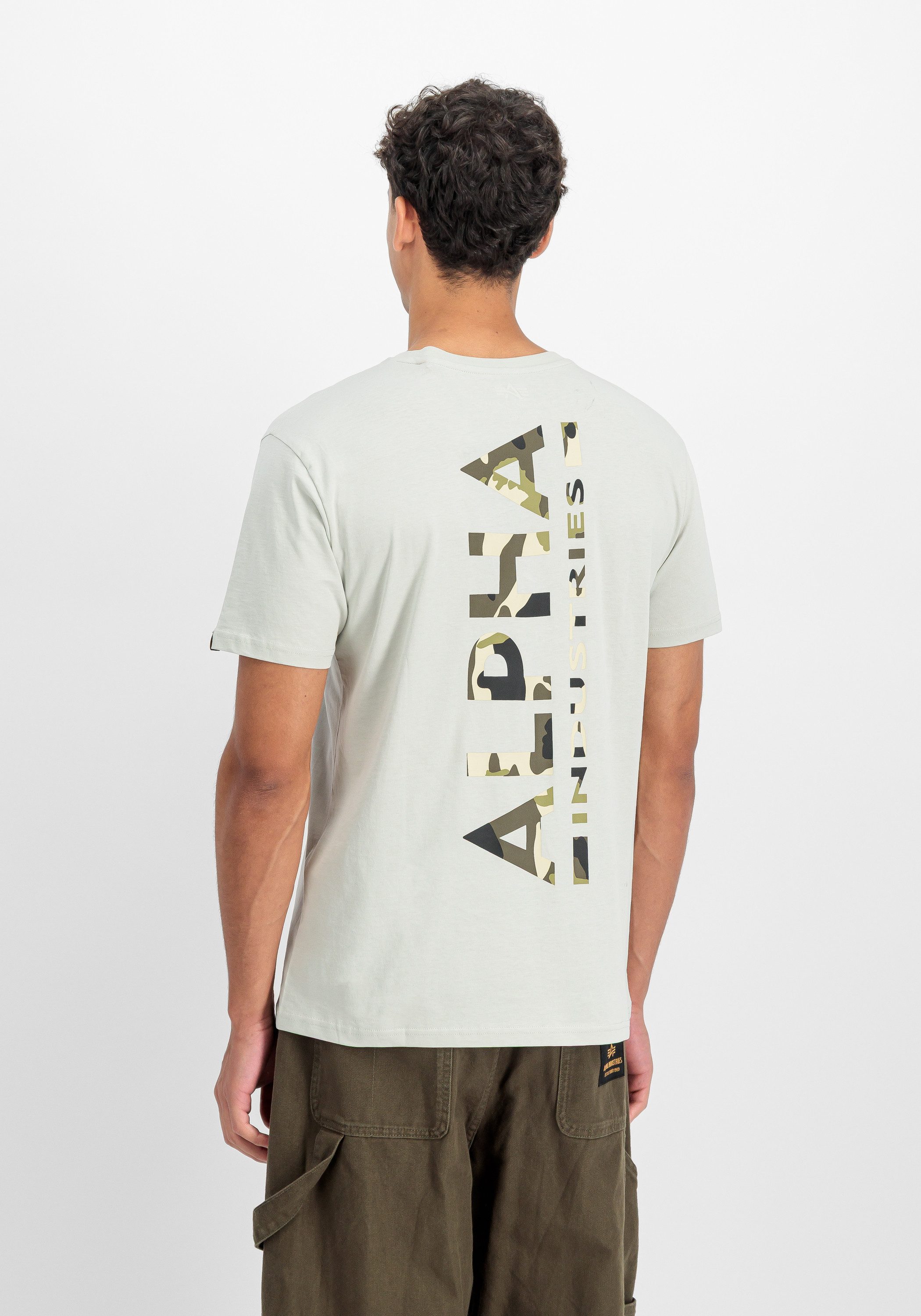 Alpha Industries Backprint T-Shirt Camo Print
