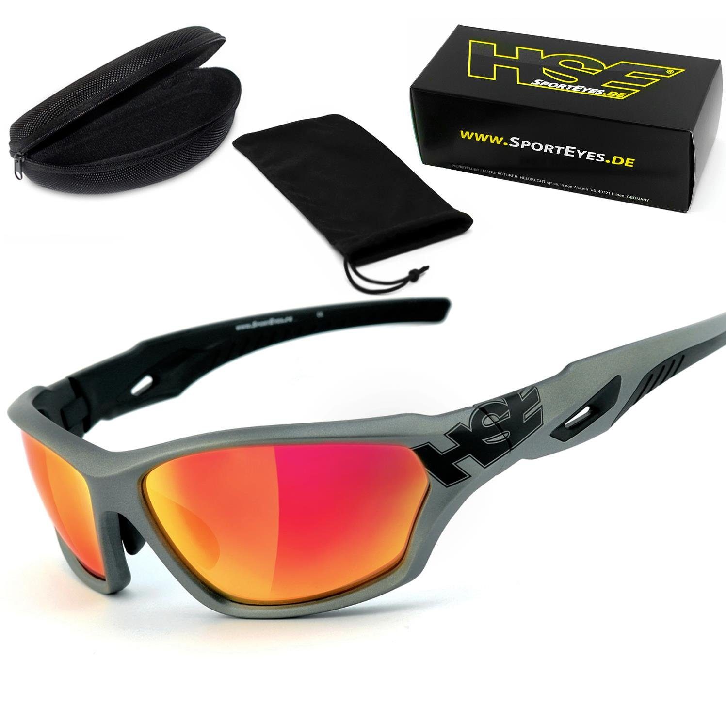 HSE - SportEyes Sportbrille 2093gm, Steinschlagbeständig durch Kunststoff-Sicherheitsglas | Brillen