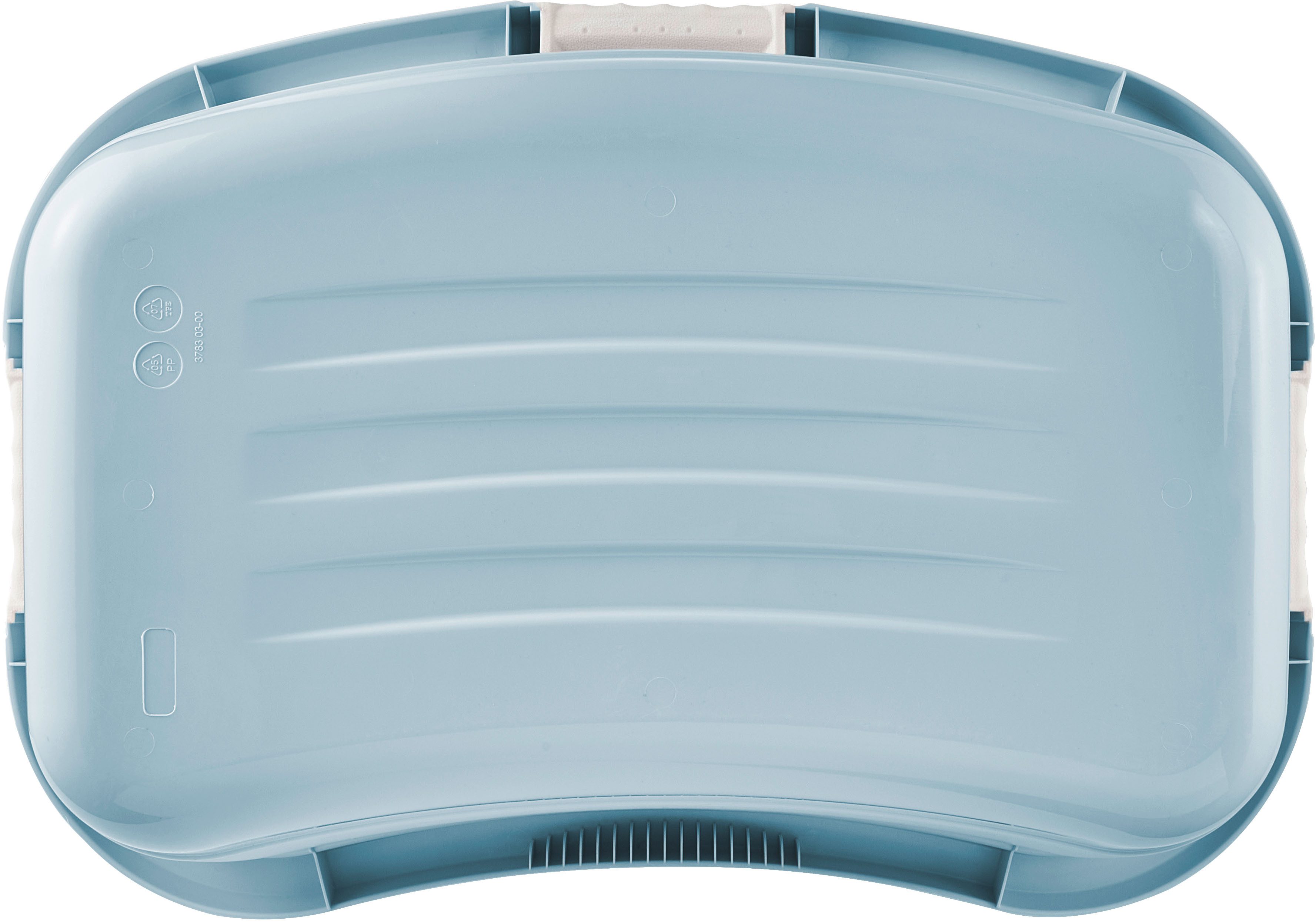 keeeper Wäschewanne janne, 2er Set, Wanne mit Softgriffen, 65 x 45 x 28 cm, 50 l (Set, 2 St), ergonomische Form, komfortable Softgriffe, Hüftstütze