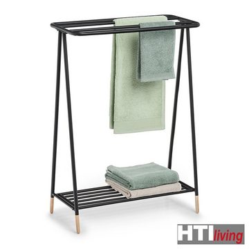 HTI-Living Handtuchhalter Handtuchständer Metall, Holz
