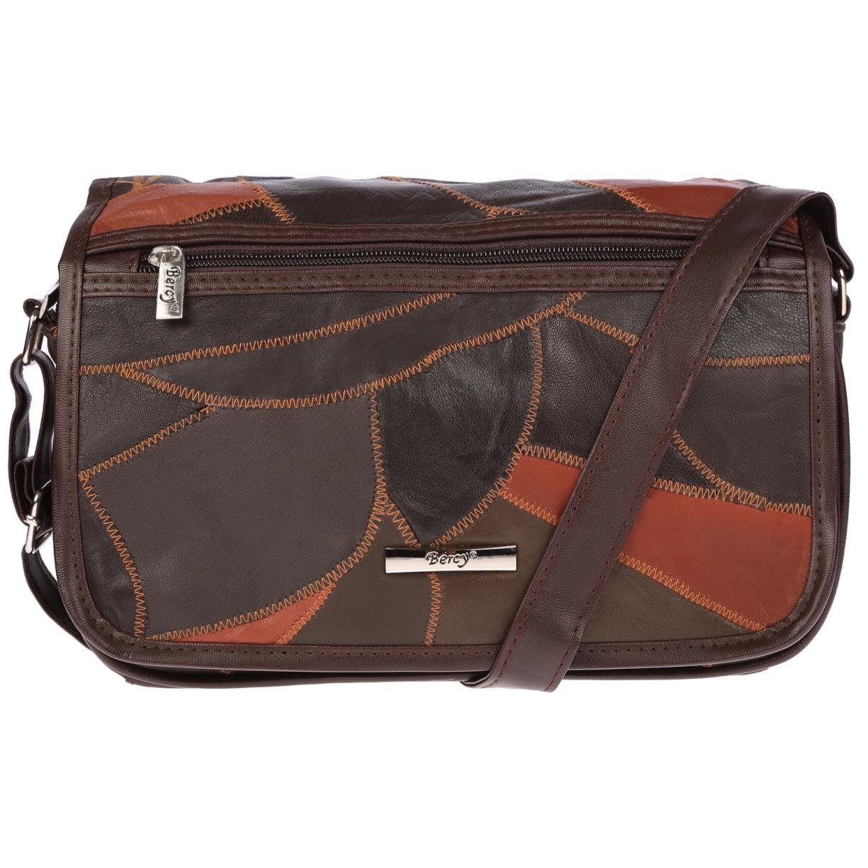 Christian Wippermann Umhängetasche Große echt Leder Damen Shopper Schultertasche (1 tlg), Umhängetasche Tasche Bag