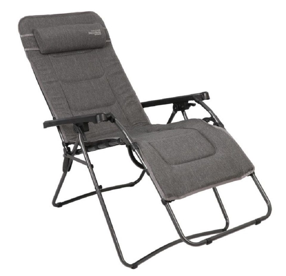 Westfield Gartenliege Relaxliege anthrazit Liegestuhl Sonnenliege günstig online kaufen