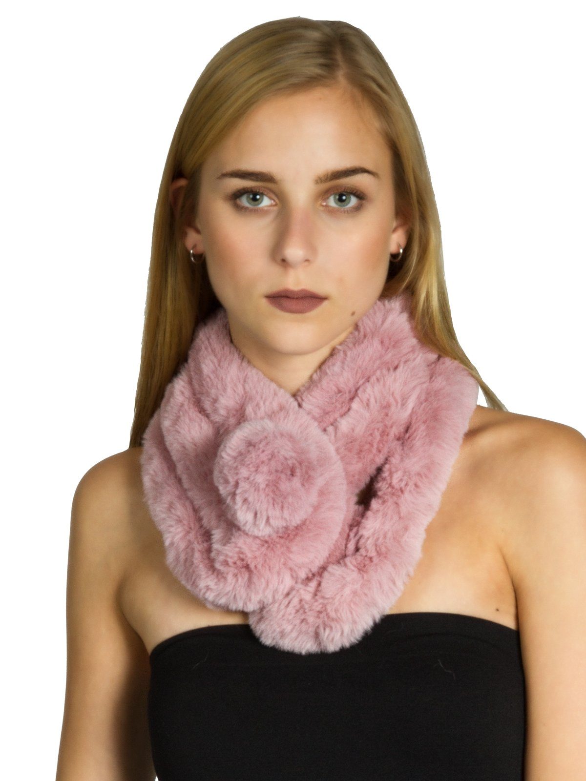 Caspar Modeschal SC478 Damen Kunstpelz Fell günstig online kaufen