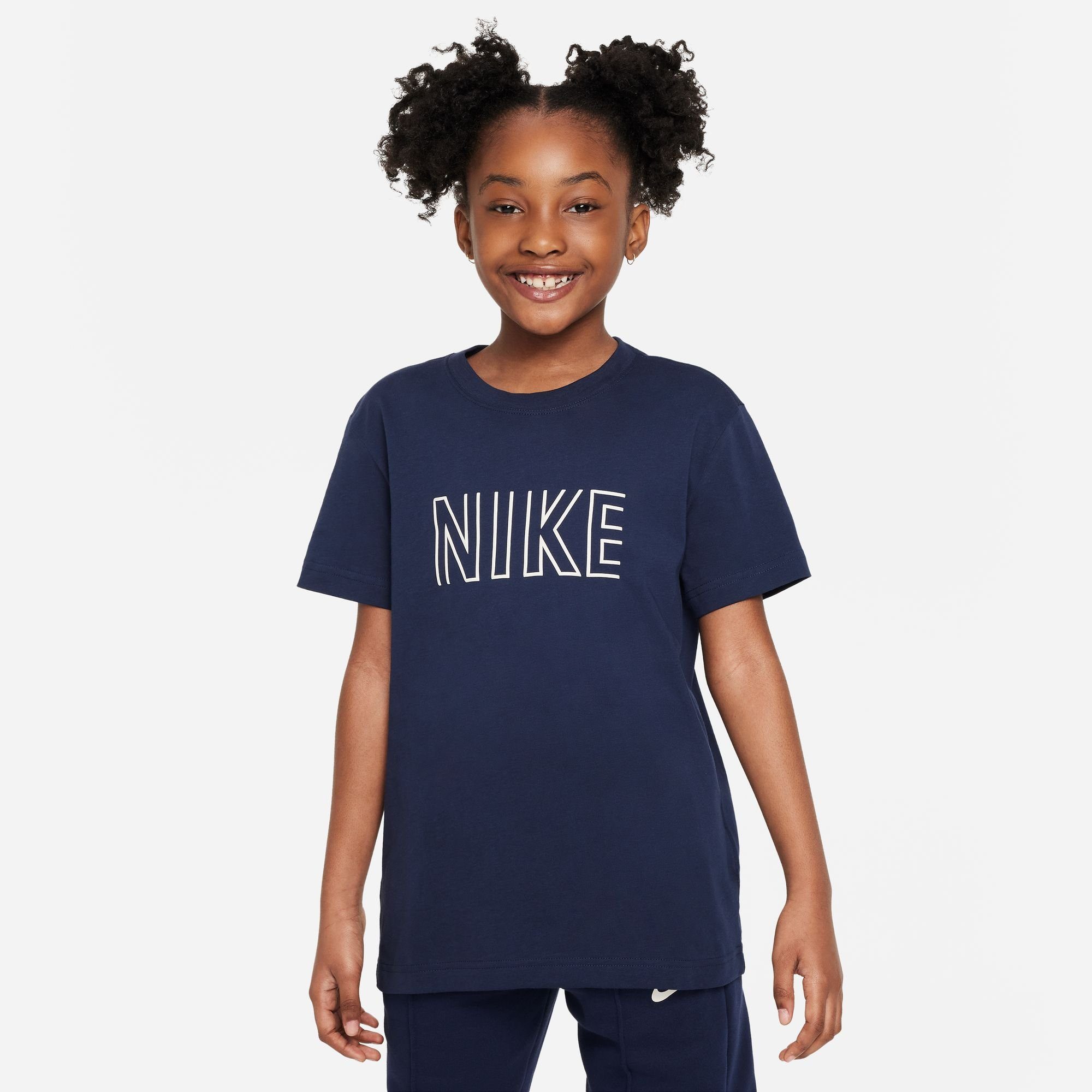 - T-Shirt NSW TEE BF G Sportswear SW OBSIDIAN Kinder Nike PRNT für