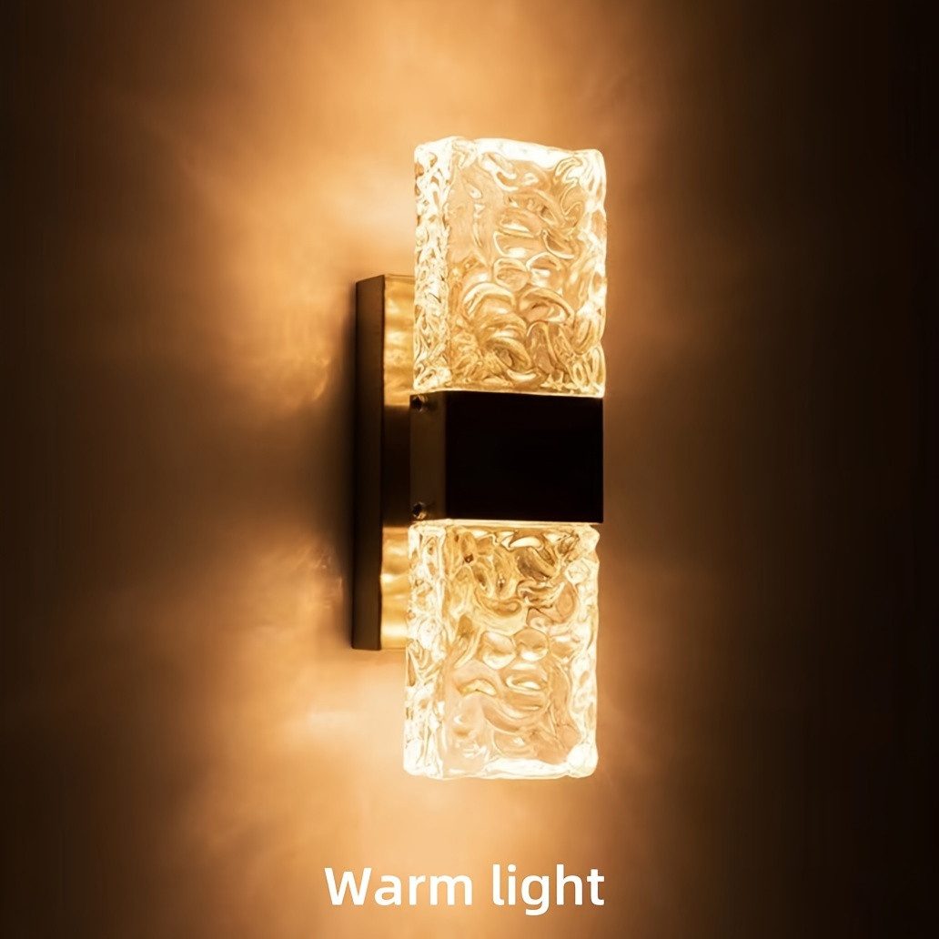 JDONG LED Wandleuchte Moderne LED-Wandleuchte, Kristall-Wandleuchter, günstig online kaufen