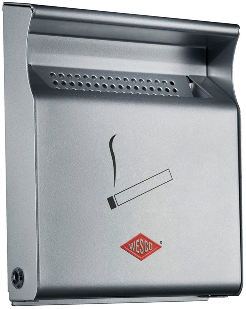 Aschekasten Wandascher, abschließbar mit Dreikant-Verriegelung