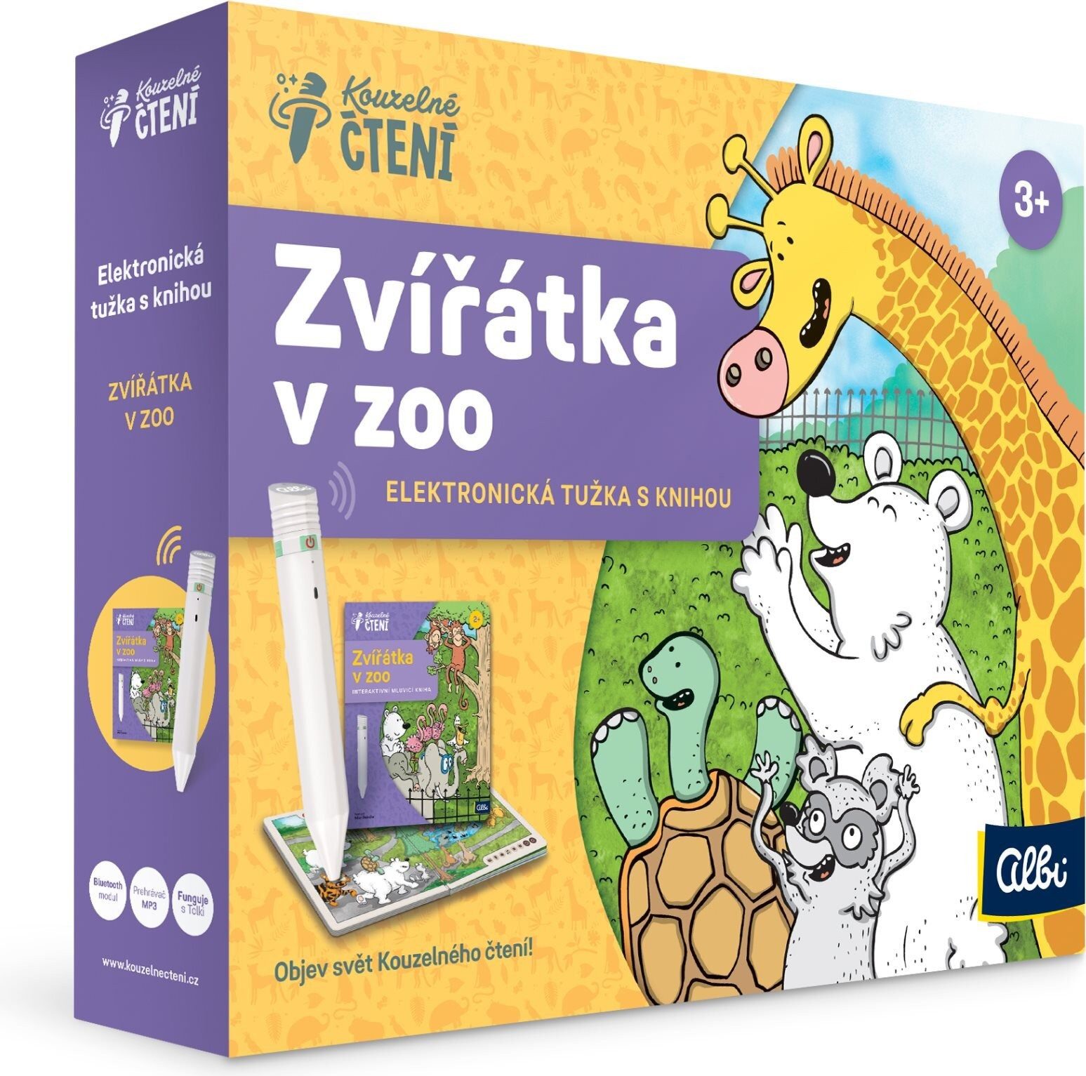 Albi Lernspielzeug ALBI Magic liest Albi Pencil 2.0 und Puff at the Zoo