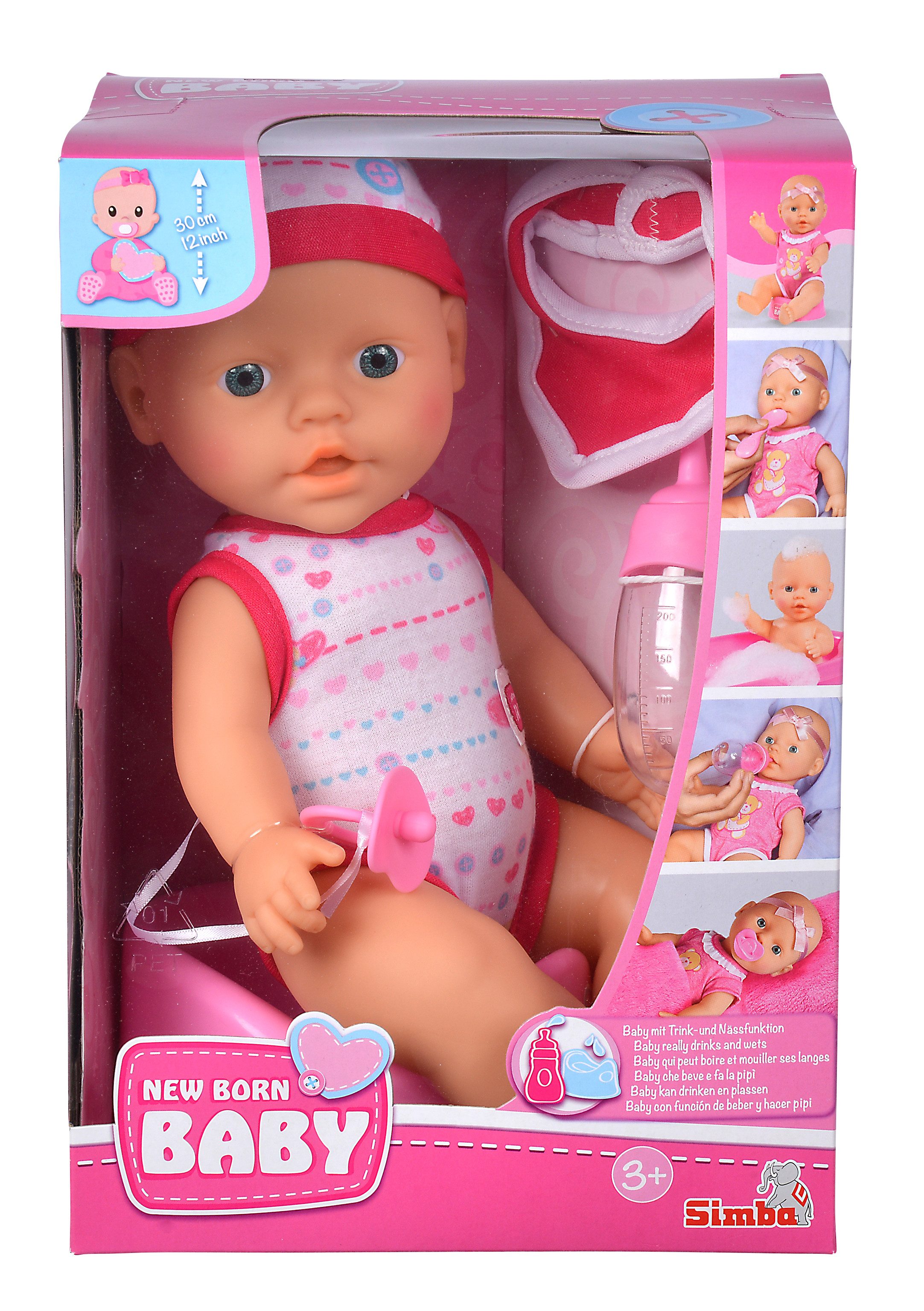 Simba Dickie Anziehpuppe Puppe New Baby günstig online kaufen