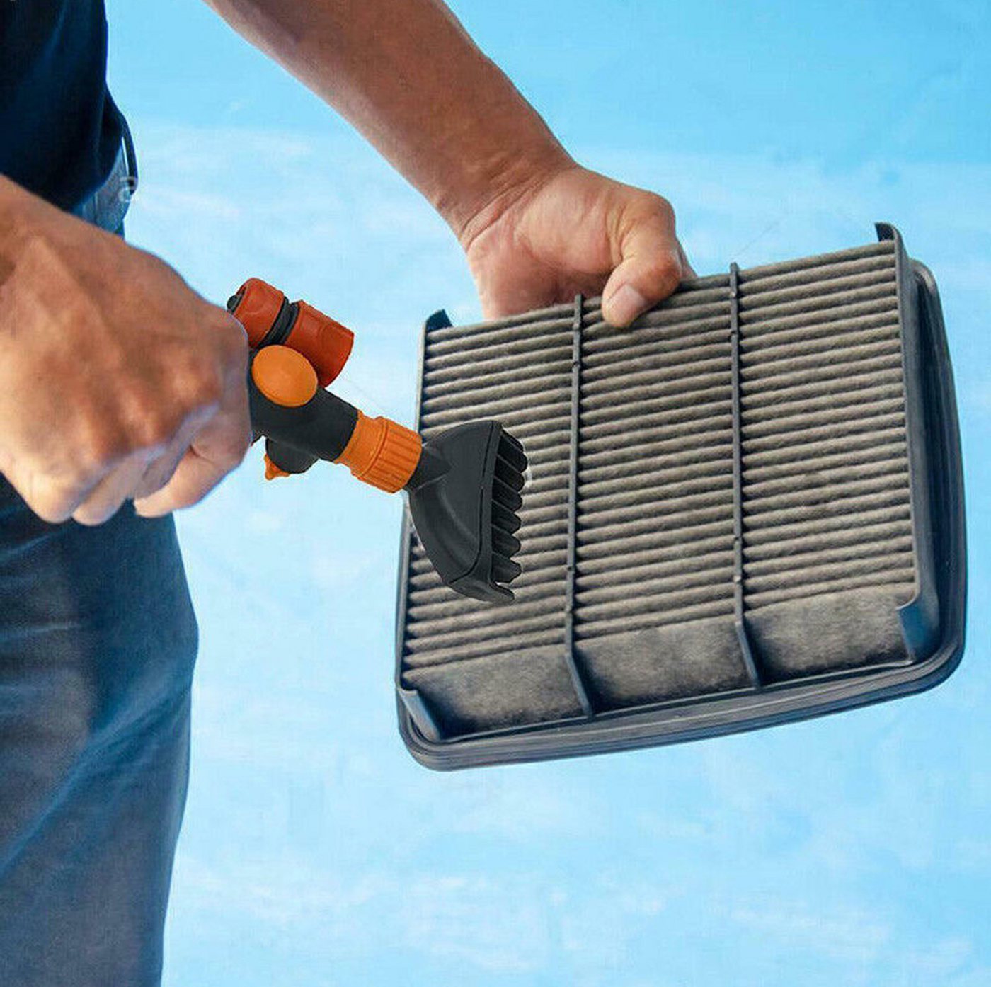 Thumbnail - BlingBin Poolbürste Pool Filter Kartusche Reiniger Bürste Handheld Entfernen Sie Schmutz, Poolkartusche, Pools, (1 Set, ...