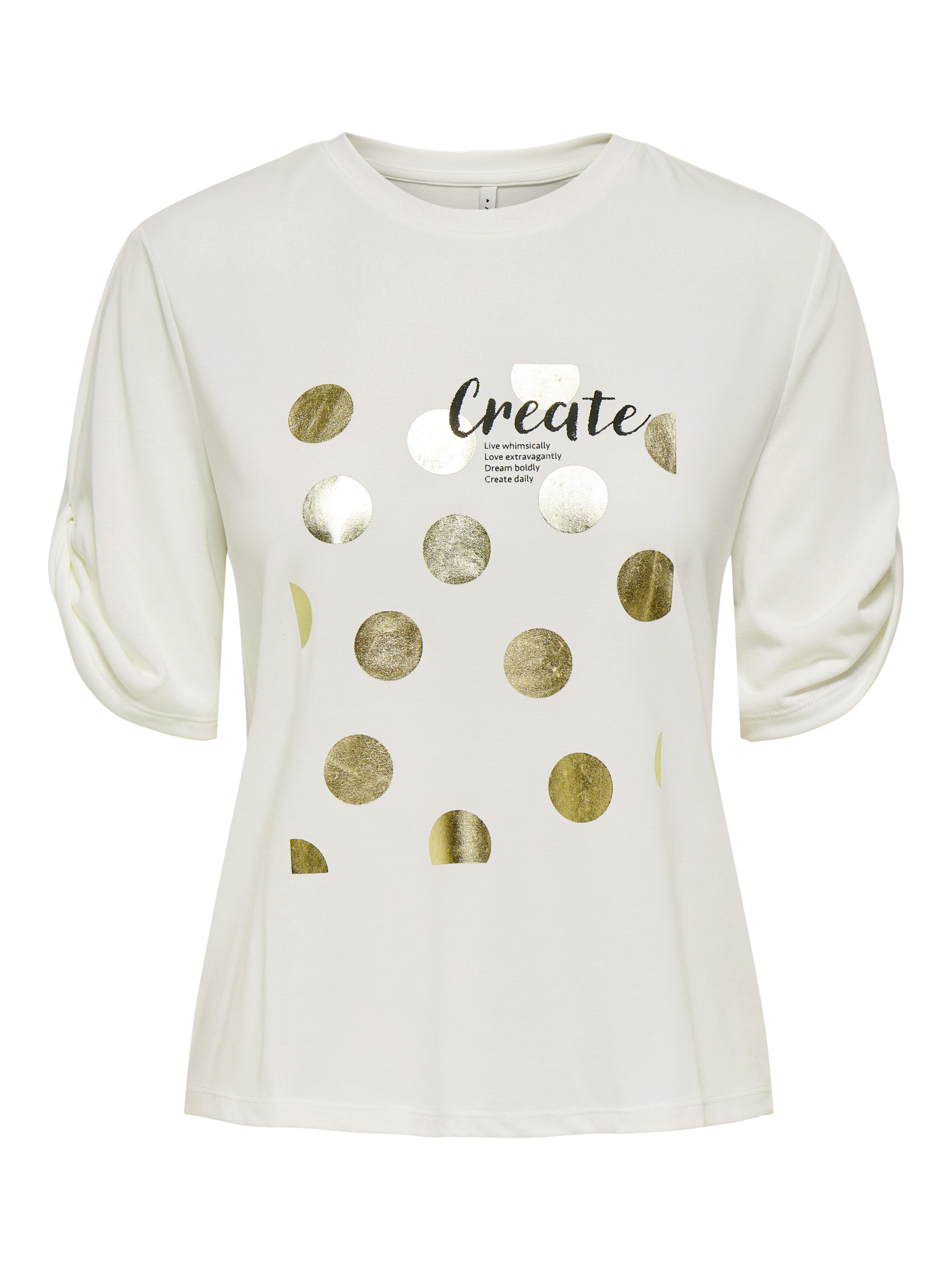 Kurzarmshirt ONLFREE – T-Shirt mit Print für lässige Kombinationen