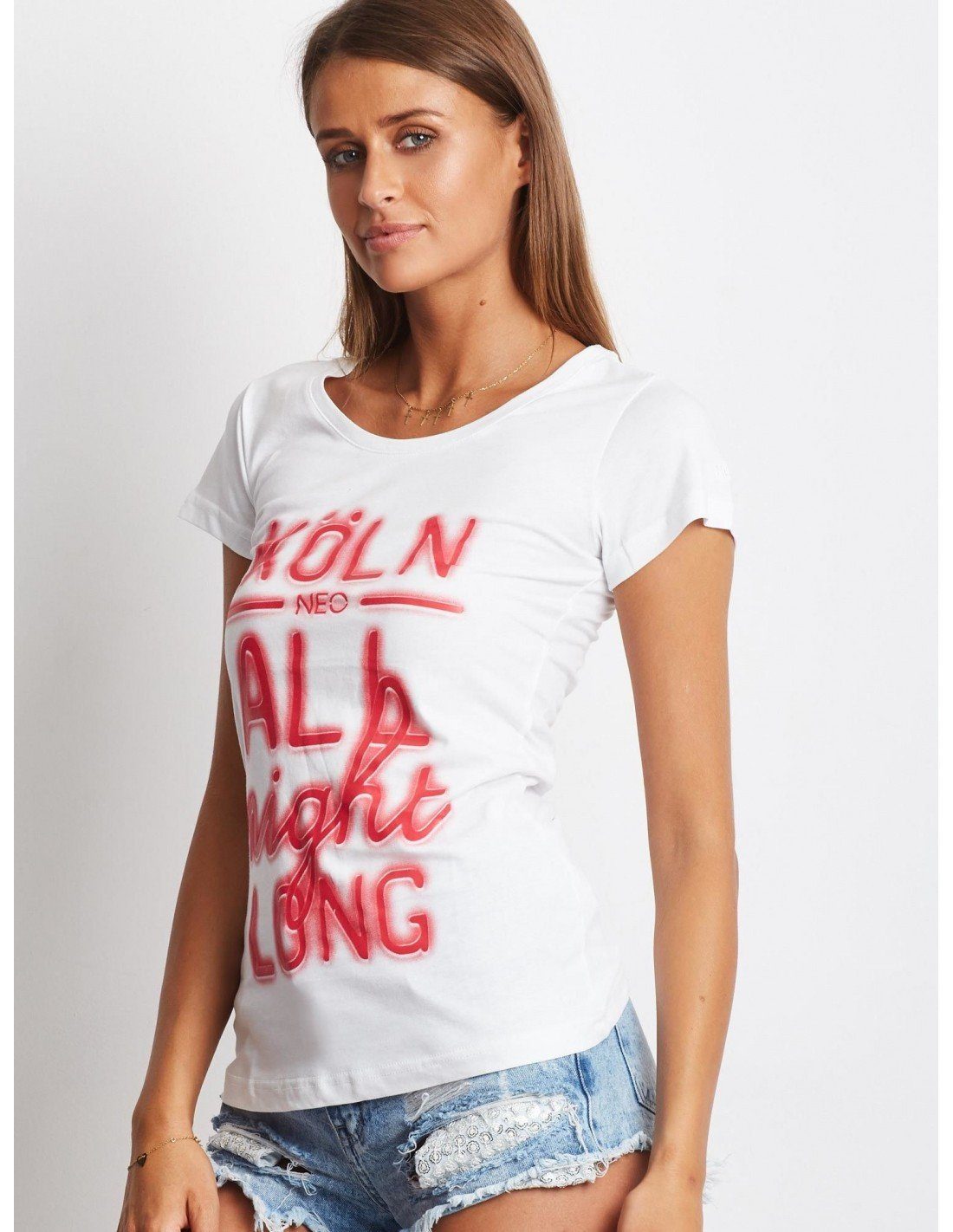 LeNoSa Print-Shirt »"Köln All Night Long" Adidas Neo City • Damen T-shirt •  Größe XXS«