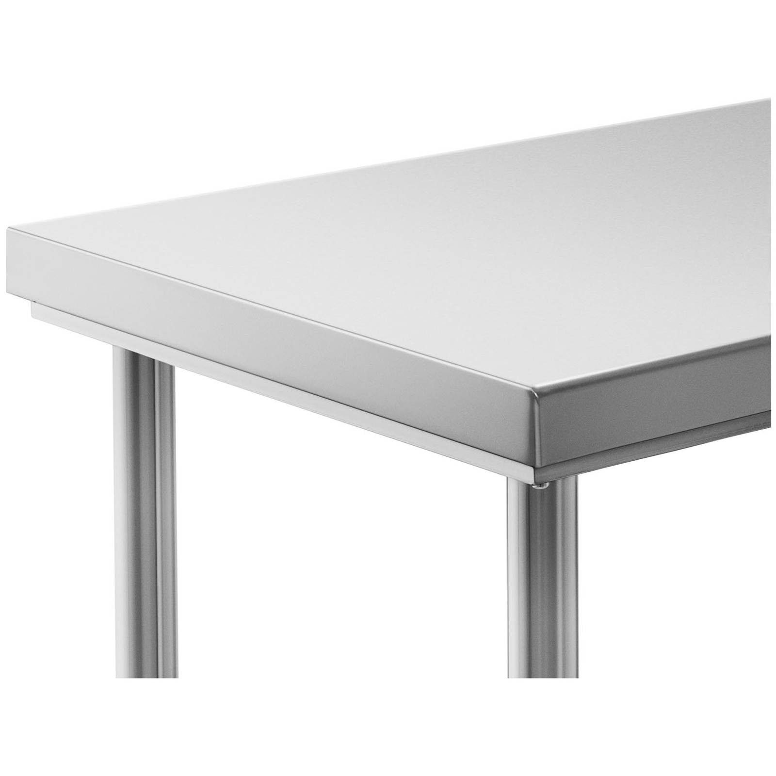 Royal Catering Arbeitstisch 120 x 60 cm Edelstahltisch Zerlegetisch Gastrotisch Edelstahl 400 kg