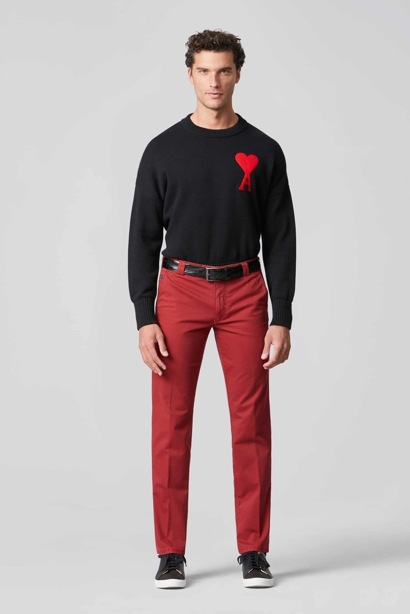 MEYER Chinos Roma mit Stretch-Dehnbund