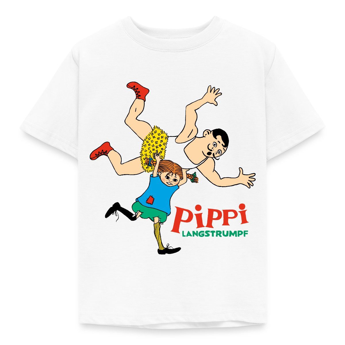 Spreadshirt T-Shirt Pippi Langstrumpf Pippi Ist Stark Kinder T-Shirt (1-tlg)