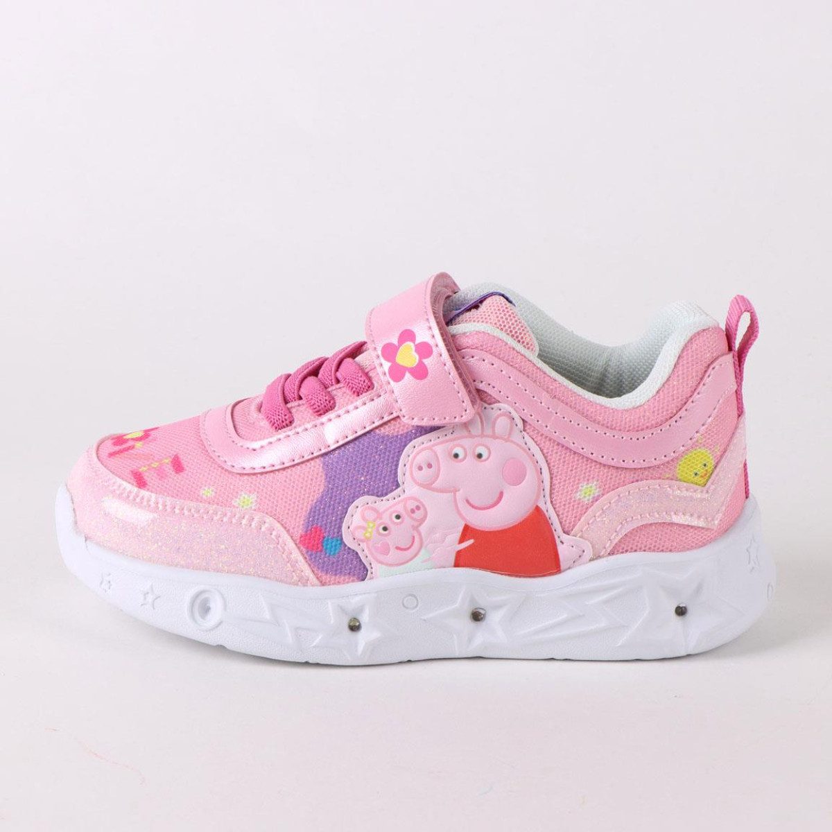 Peppa Pig Kinder Sportschuhe mit Lichteffekt leichte Freizeitschuhe Sneaker