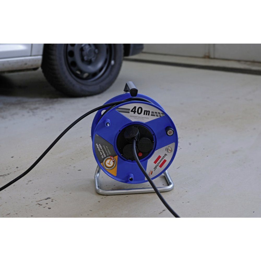 Brennenstuhl Brennenstuhl 9123020540 Kabeltrommel 40 m Schwarz Schutzkontak günstig online kaufen