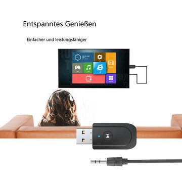Diida Bluetooth-Empfänger-Sender,3-in-1-Adapter (für TV-Maus-Headset) USB-Adapter, 3-in-1-Multifunktionsadapter,Mobiltelefone,Autolautsprecher,usw.