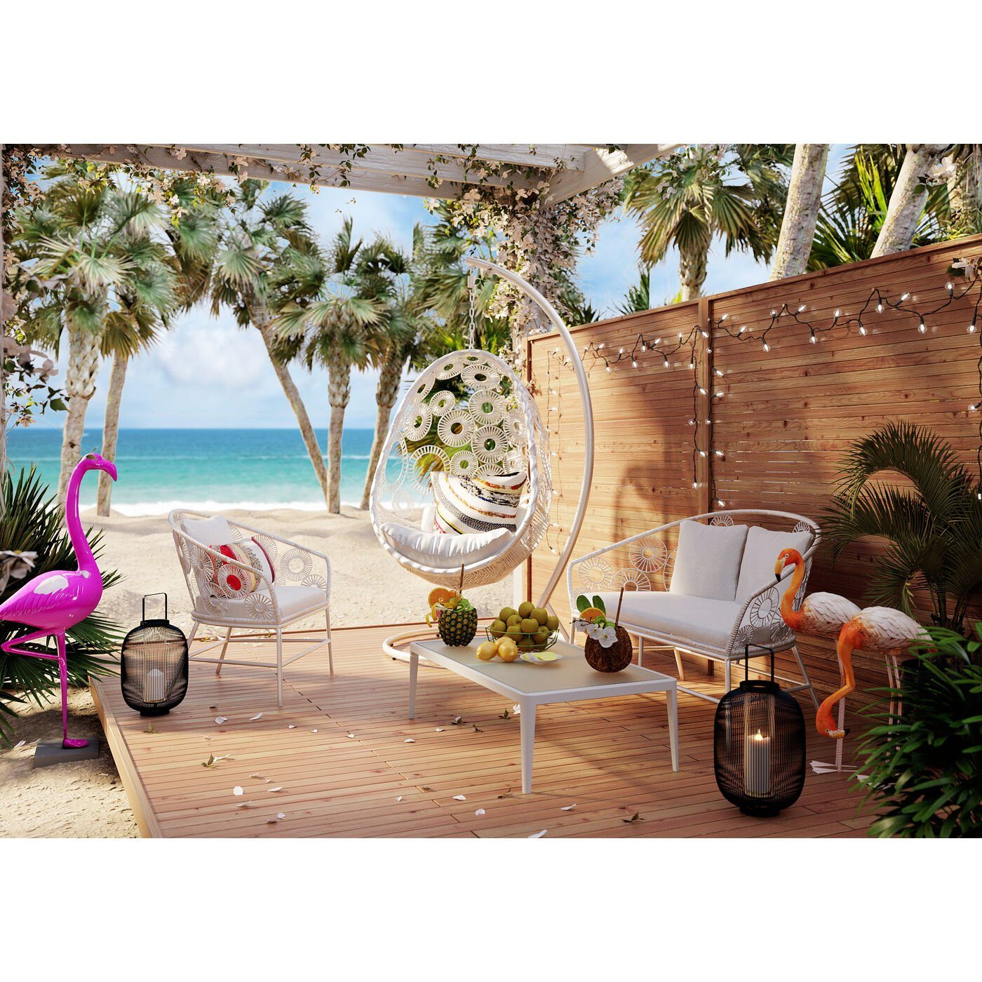 Kare Design Hängesessel Ibiza, mit Gestell günstig online kaufen