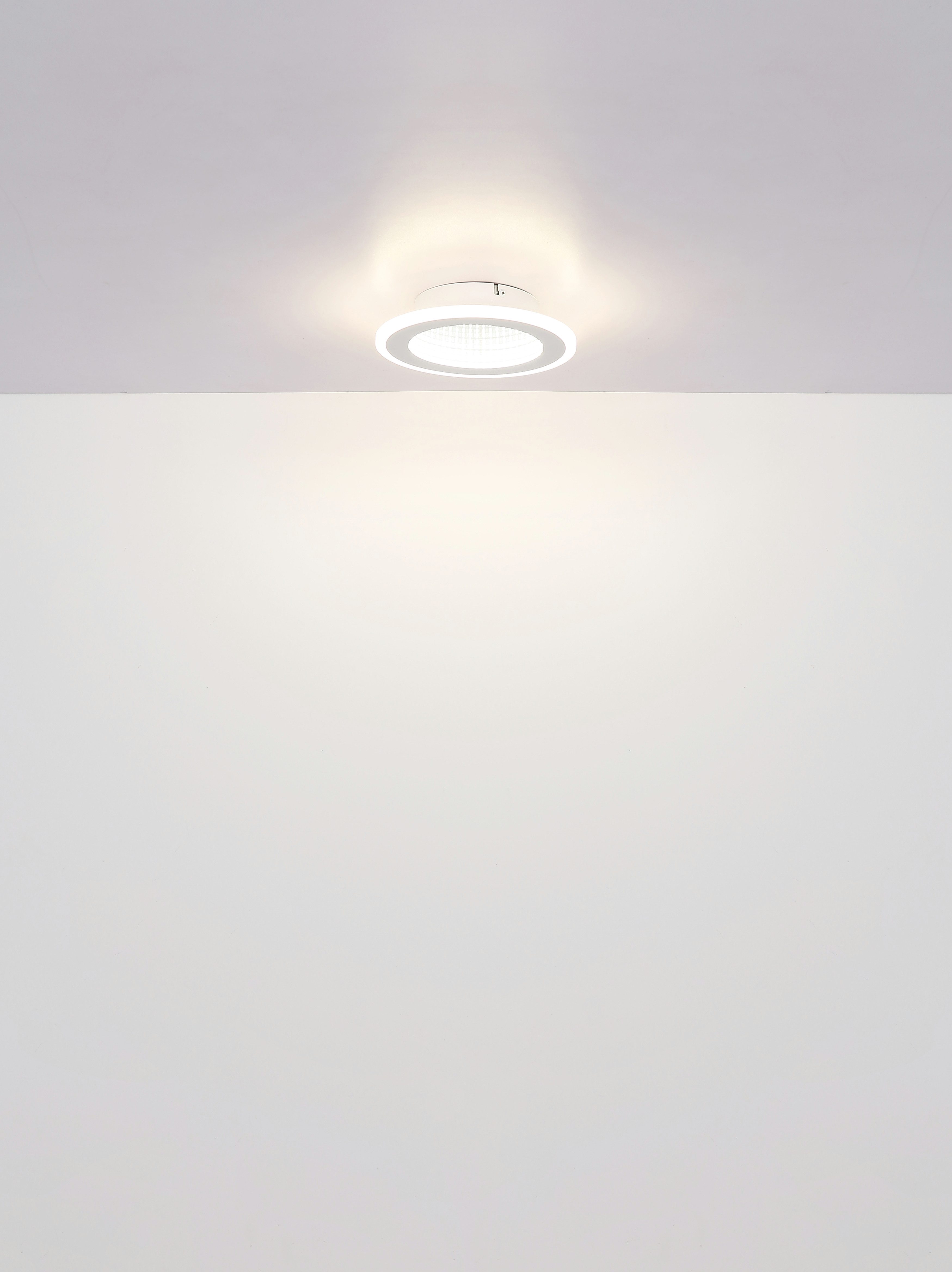 GLOBO LIGHTING LED Deckenleuchte LAMELA, LED fest integriert, Tageslichtweiß, Deckenlampe/Wohnzimmer/Schlafzimmer/modern