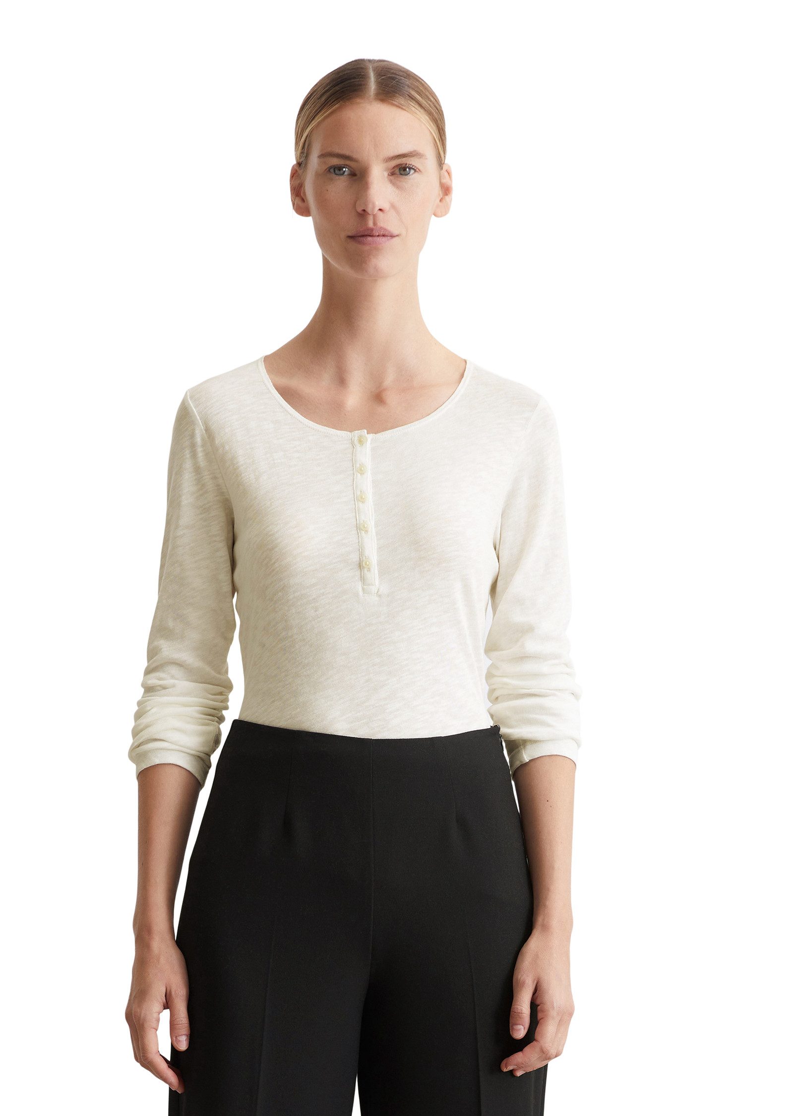 Marc O'Polo Henleyshirt henley mit großem günstig online kaufen