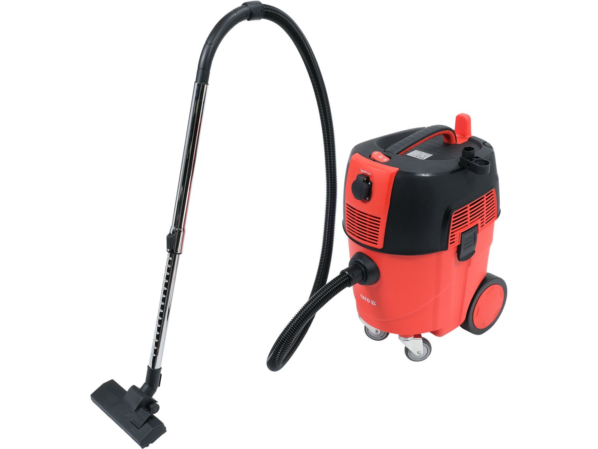 Yato Nass-Trocken-Sauger Nass-/ Trockensauge 1600W, 30 Liter mit Filterreinigung, 3600 W, für Reinigungsarbeiten