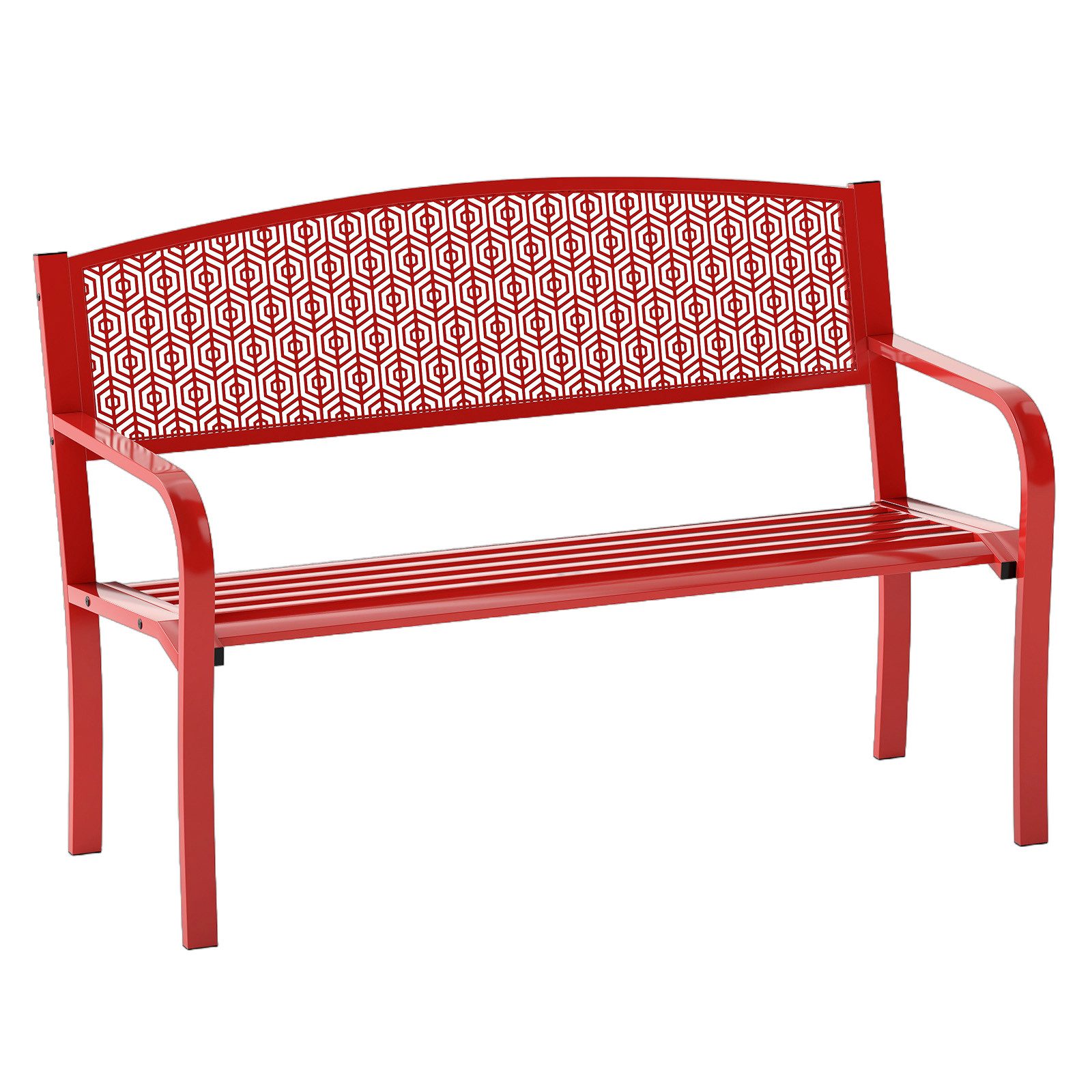 COSTWAY Gartenbank, 128cm Sitzbank für 2-3 günstig online kaufen