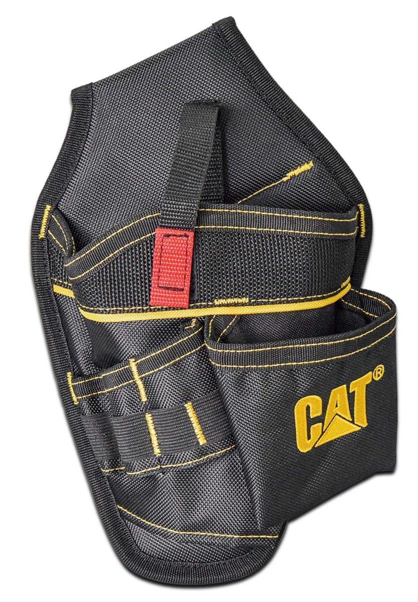 CAT CATERPILLA Akkuschrauber-Halfter Professional, langlebig strapazierfähig und Werkzeugtasche wasserabweisend
