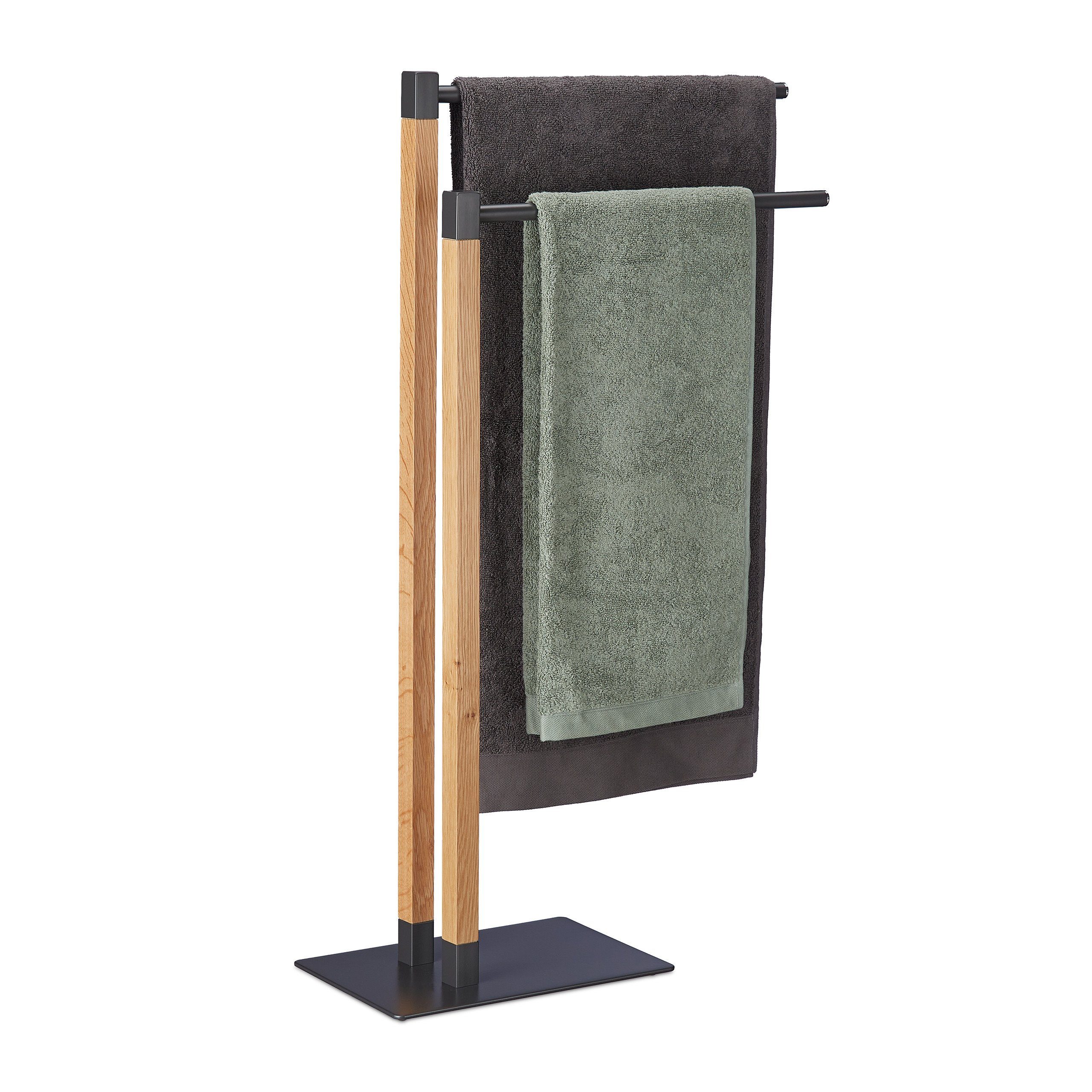 relaxdays Handtuchständer Handtuchhalter freistehend günstig online kaufen