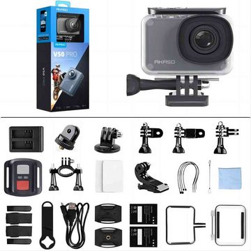 Akaso V50 Pro Ultra 4K Action Camera - Advanced EIS, externes Mikrofon, Action Cam (IEEE 802, Tauchmodus, mit umfangreichem Zubehörpaket)