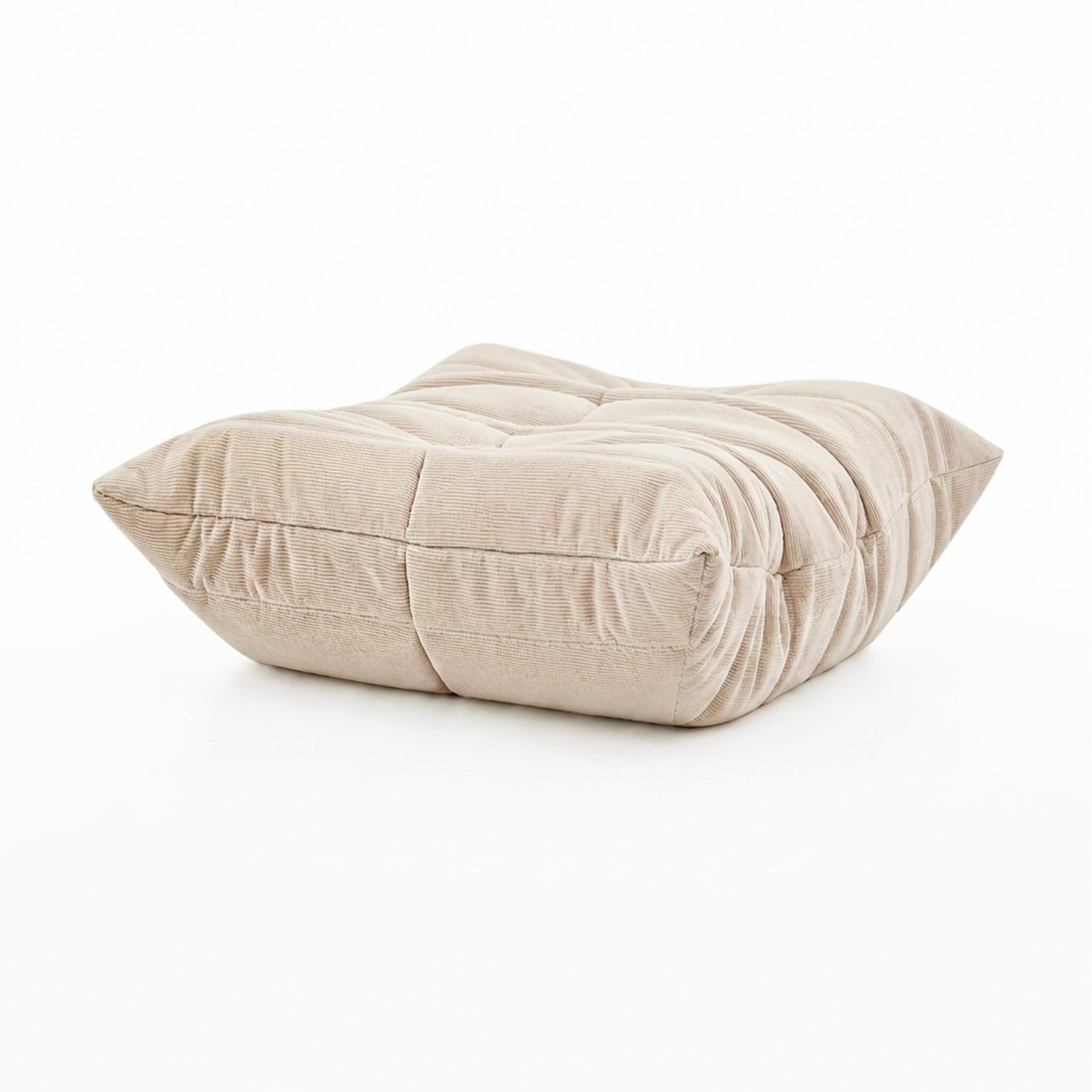 hjh LIVING Sitzsack Sitzolo Podi Relaxsessel H/B/T:, Sitzsack Pouf Bodensofa aus Cord mit Schaumstoff Füllung Fußhocker – Bild 2 von 5