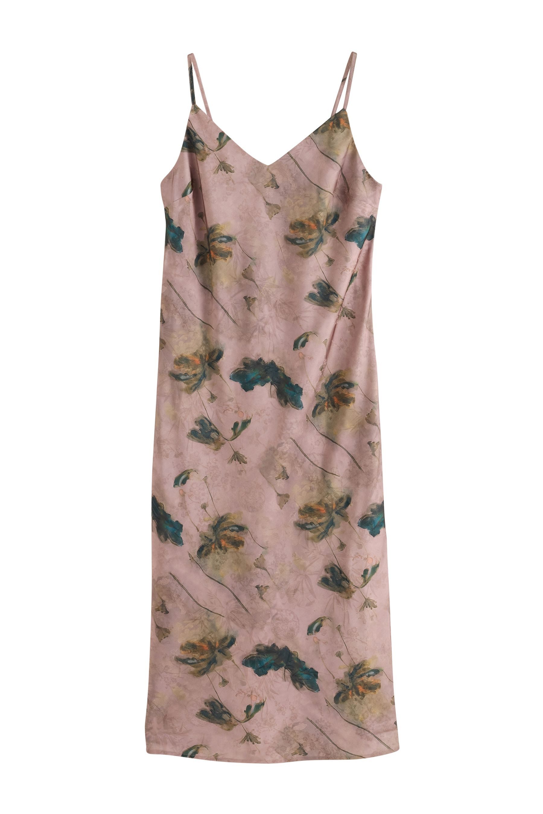 Next Nachthemd N. Premium Jacquard-Unterkleid aus Satin (1-tlg)